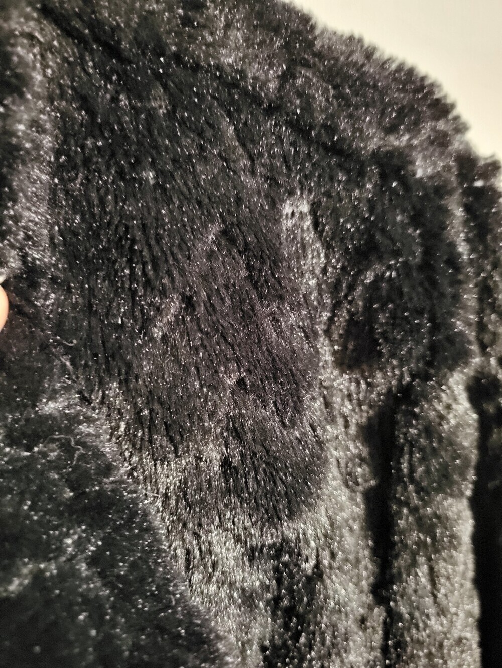 BETSEY JOHNSON VEGAN FUR JACKET SZ XL - Picture 4 of 5